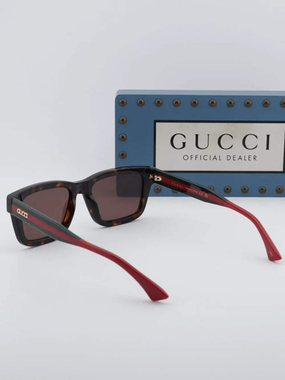 Gucci GG1869S 002 Square Sunglasses - Havana / Brown